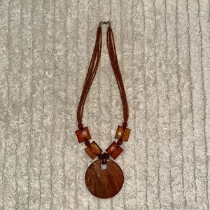 Bohemian Style Shell & Beaded Necklace